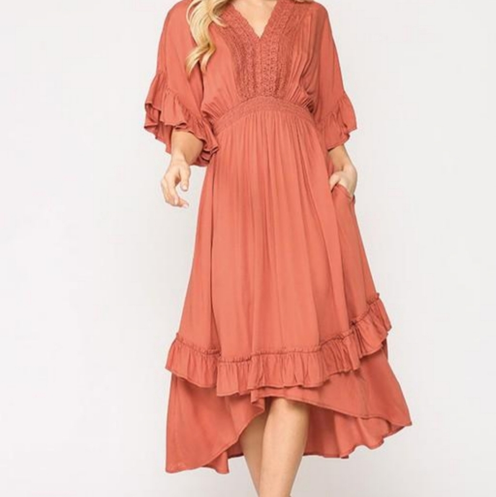 Rose Clay Dress